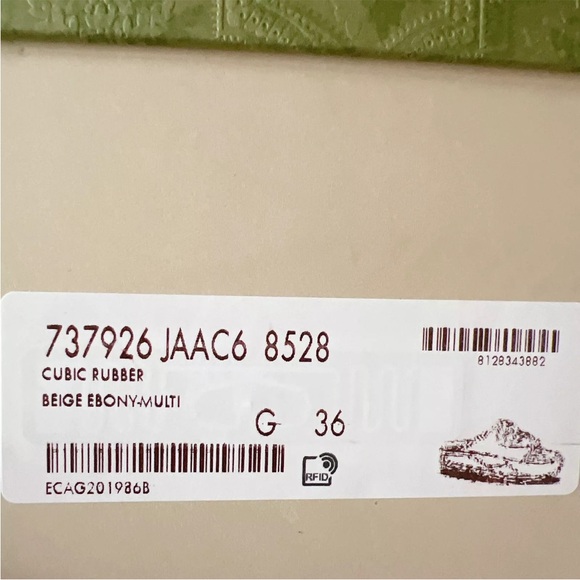 Gucci x Pikarar Kawaii Supreme Interlocking GG Platform Rubber Slide EU 36 - Picture 10 of 10